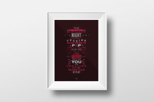 Bubbles by Biffy Clyro - Lyric Poster